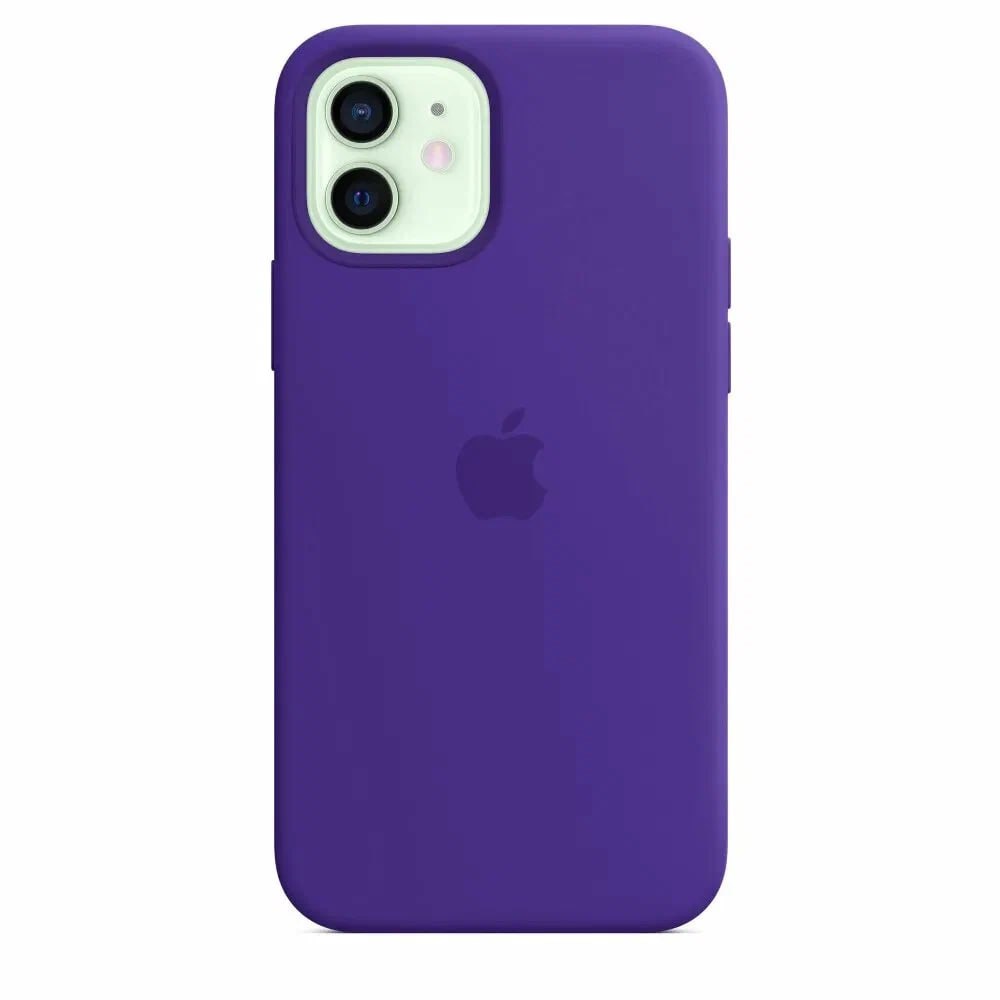 Чехол силиконовый IPhone 12/ 12 pro + magsafe: Amethyst