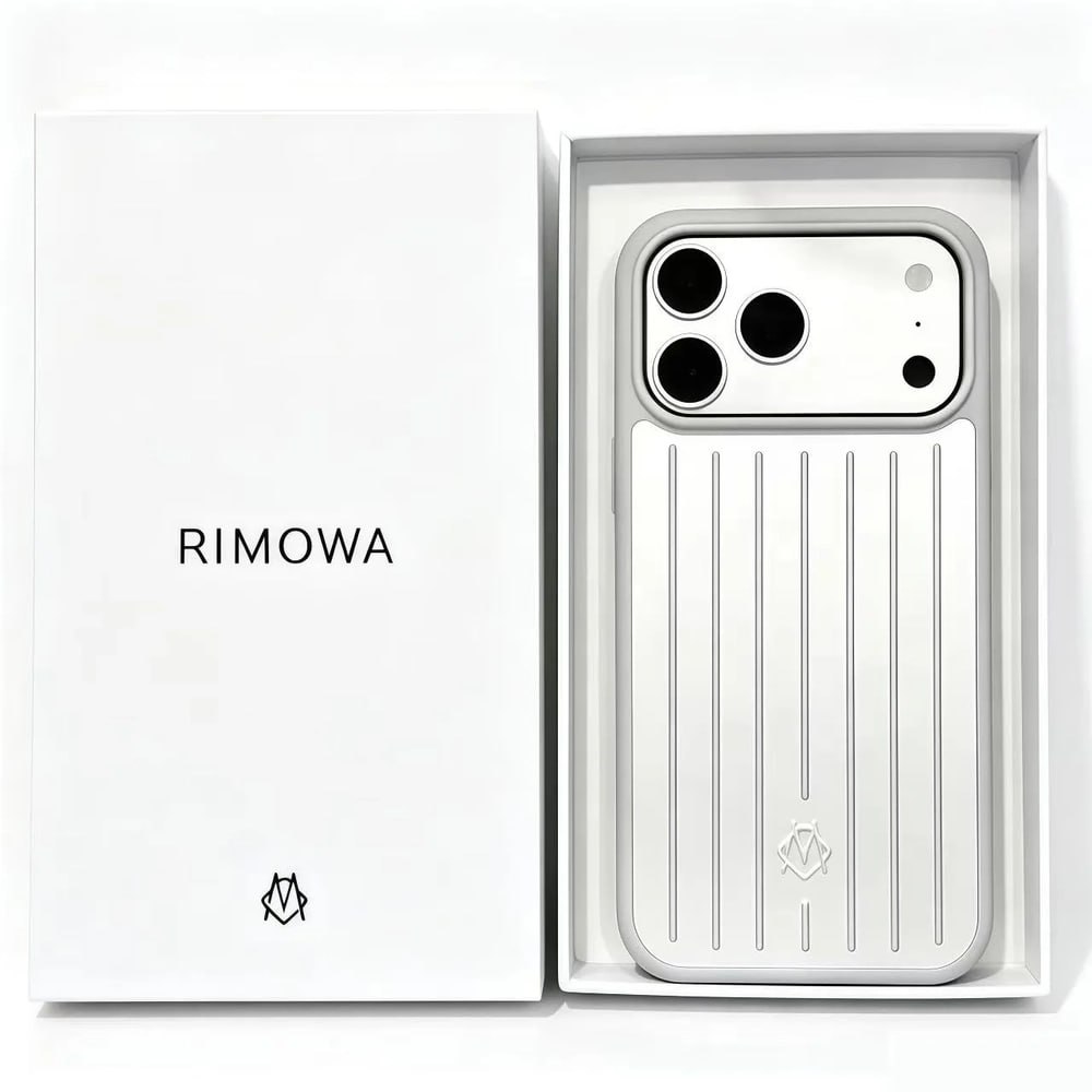 Чехол Rimowa для iPhone 17 Pro Max Серебристый