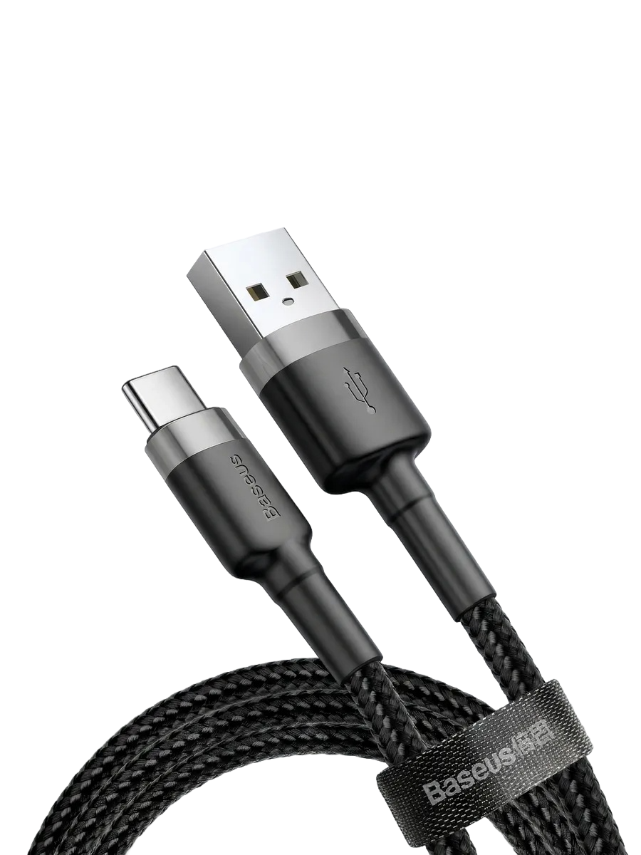 Кабель Baseus USB/Type-С (2m) - Black Кабель Baseus USB/Type-С (2m) - Black