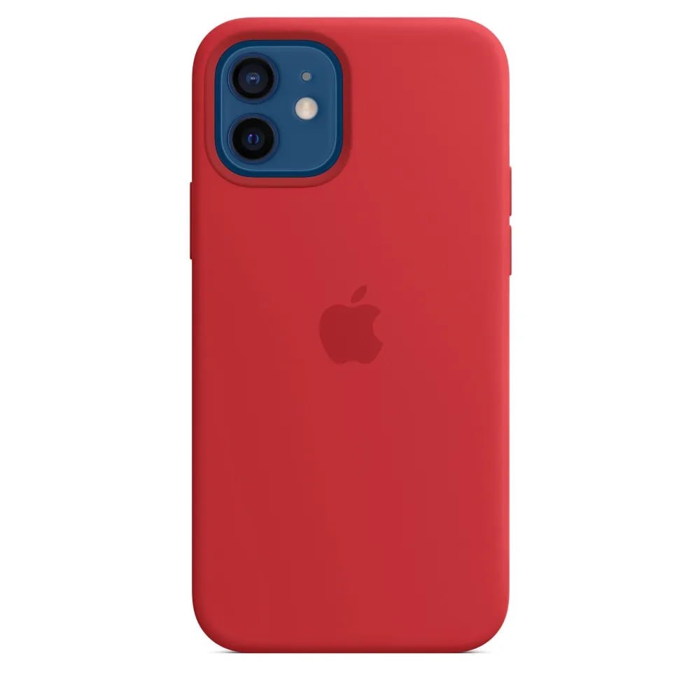 Чехол силиконовый IPhone 12/ 12 pro + magsafe: Red