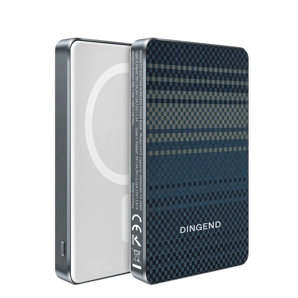 Внешний аккумулятор DINGEND Power Bank 5000mAh Синий Внешний аккумулятор DINGEND Power Bank 5000mAh Синий
