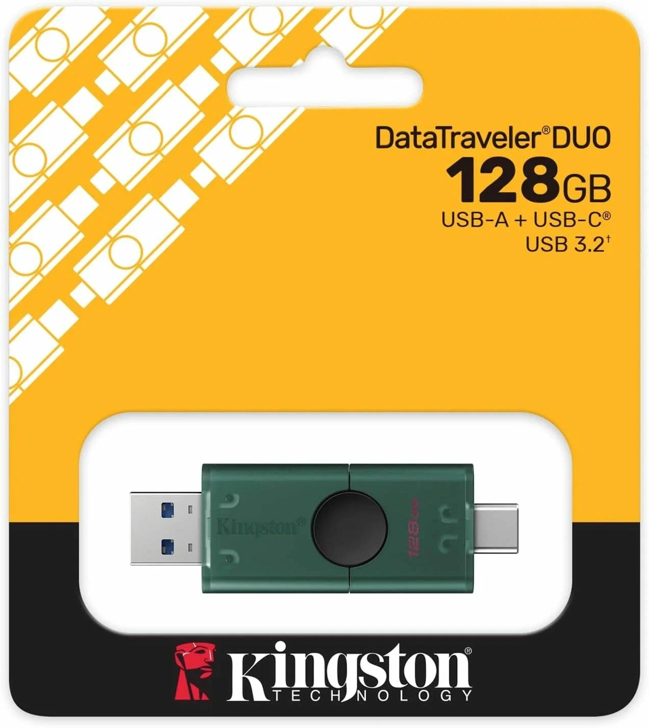 Память USB Flash 128 ГБ Kingston Black (USB А 3.0 + USB Type-C) Память USB Flash 128 ГБ Kingston Black (USB А 3.0 + USB Type-C)