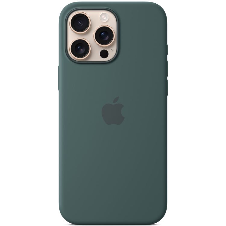 Чехол iPhone 16 Pro Max Silicone Case with MagSafe - Lake Green (MA7V4)