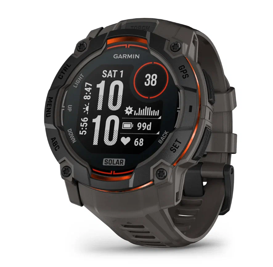Garmin Instinct 3 45mm Solar Black/Black Band 010-02934-00 Garmin Instinct 3 45mm Solar Black/Black Band 010-02934-00