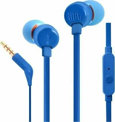 Наушники JBL Tune 110, mini jack 3.5 mm Blue Наушники JBL Tune 110, mini jack 3.5 mm Blue