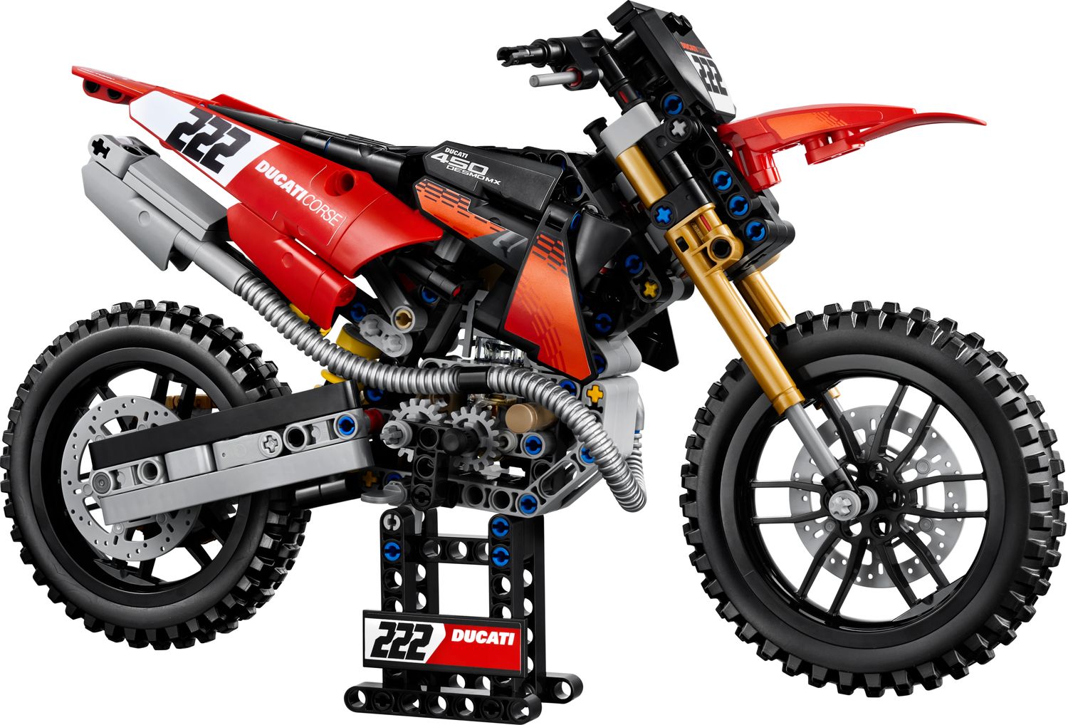 LEGO Technic Ducati Desmo450 MX Factory Motorcycle (42238)