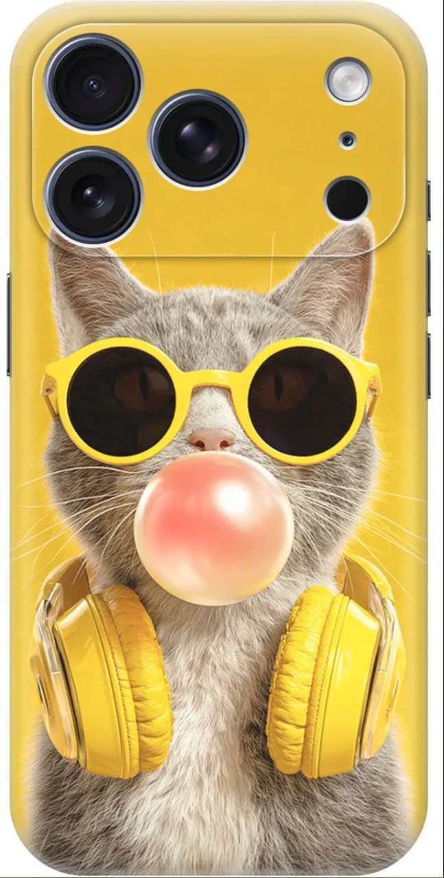 Чехол на iPhone 17 Pro (PROCats) Желтый