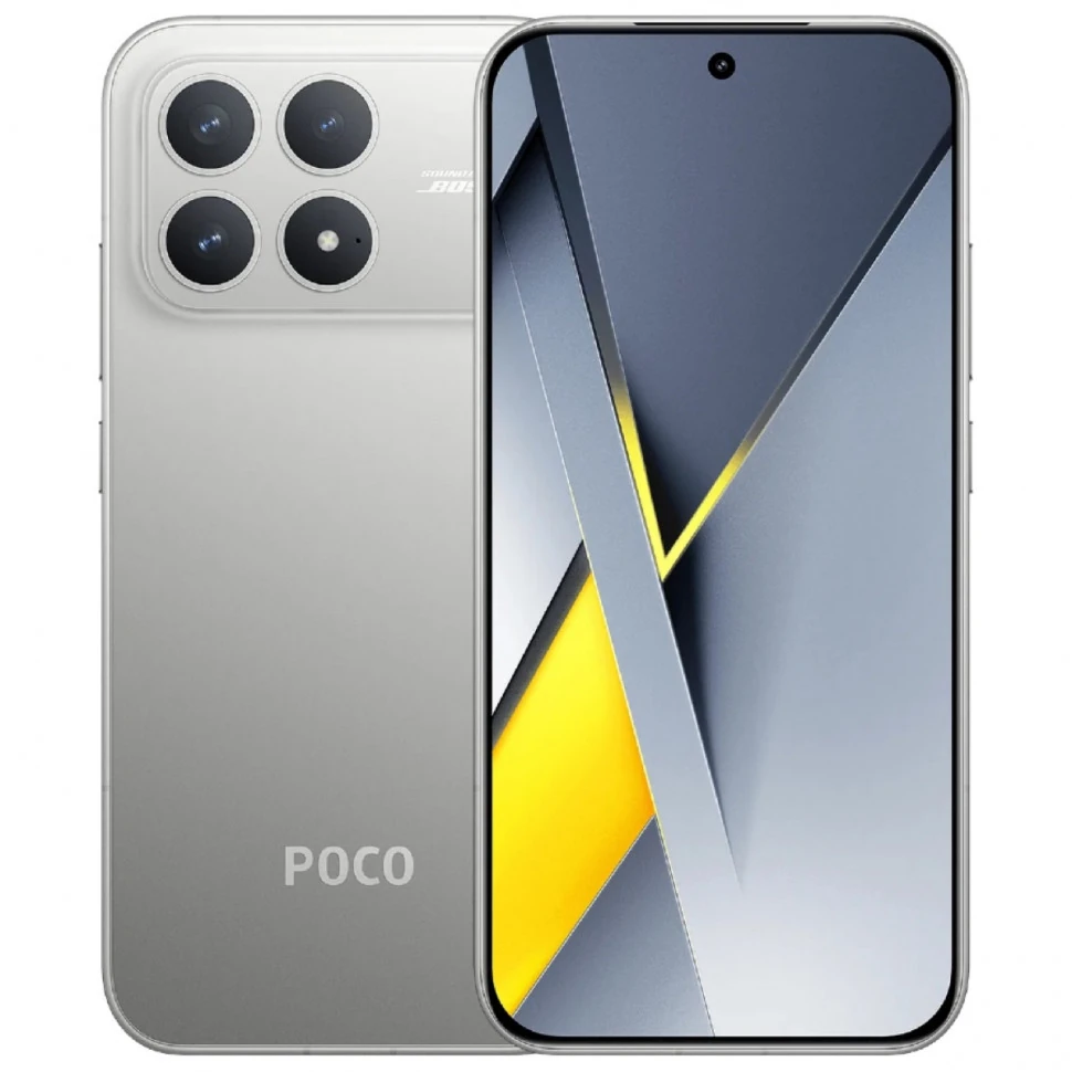 Xiaomi POCO F8 Pro 12/512 ГБ, серебристый