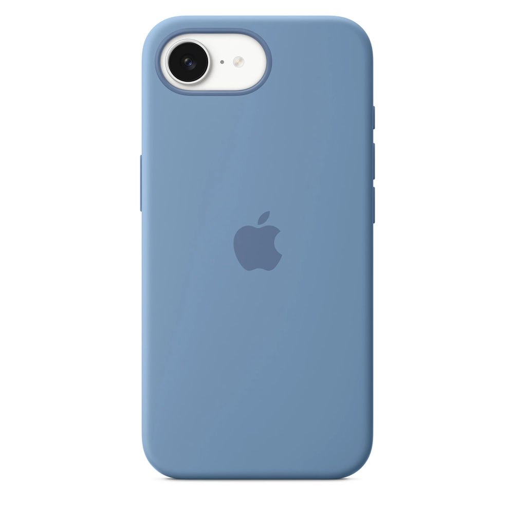 Чехол силиконовый IPhone 16e Winter Blue