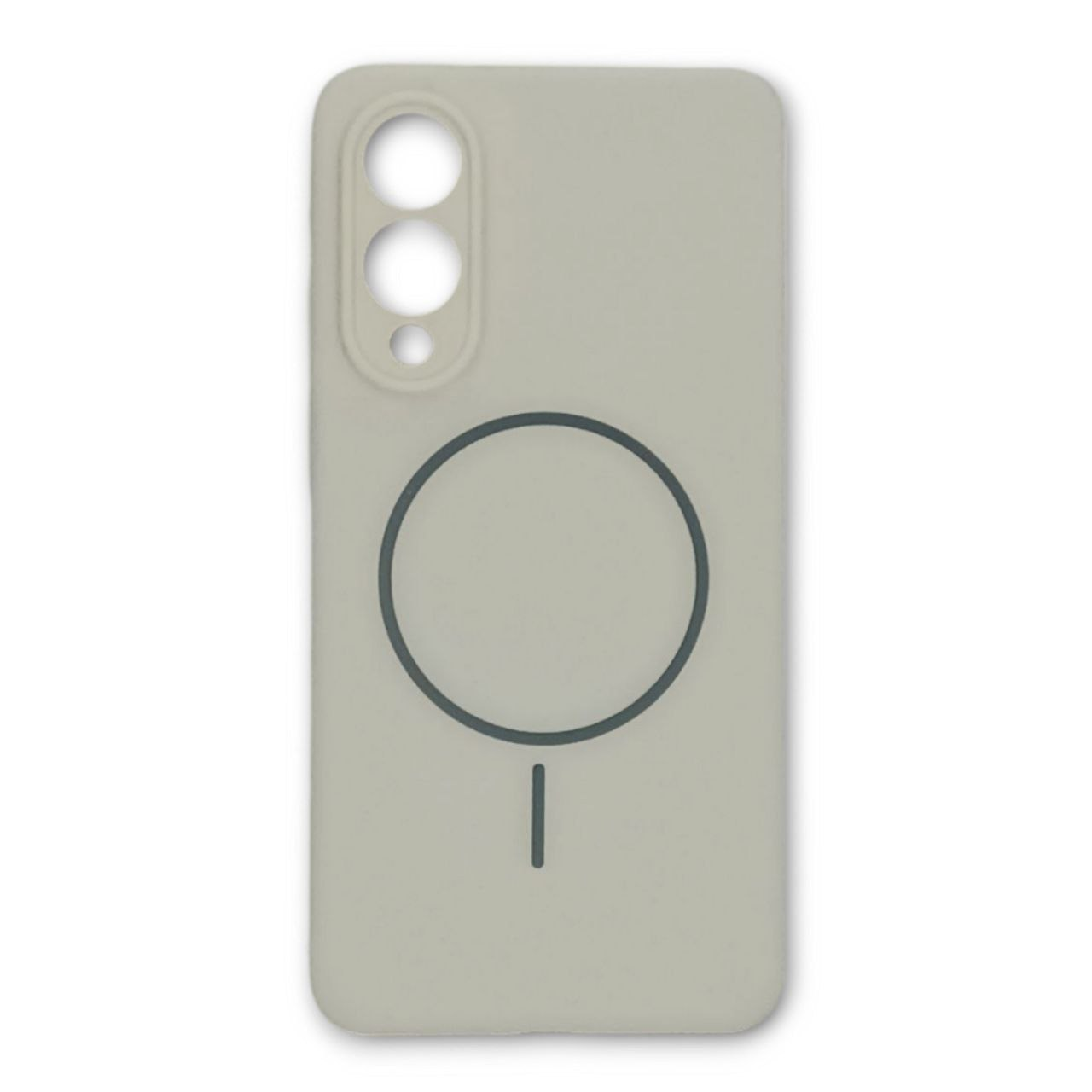 Чехол Silicone Case для Samsung Galaxy S24 c MagSafe Серый