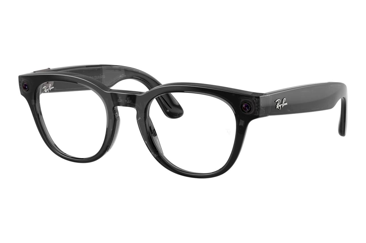 Смарт очки Ray-Ban (Gen 2) Scriber Optics Shiny Transparent Black 150 - 49 Size Смарт очки Ray-Ban (Gen 2) Scriber Optics Shiny Transparent Black 150 - 49 Size