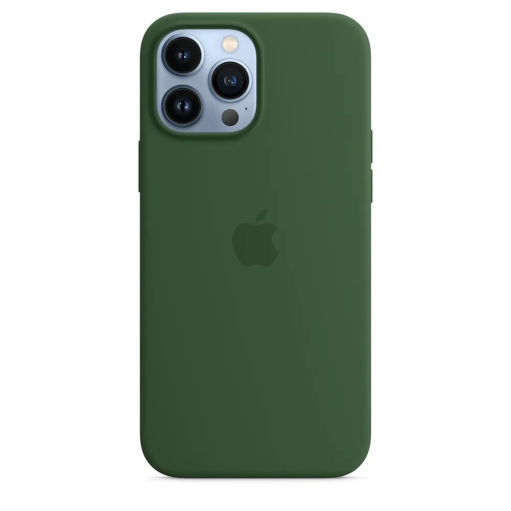  Чехол силиконовый IPhone 13 pro max + magsafe: Clover