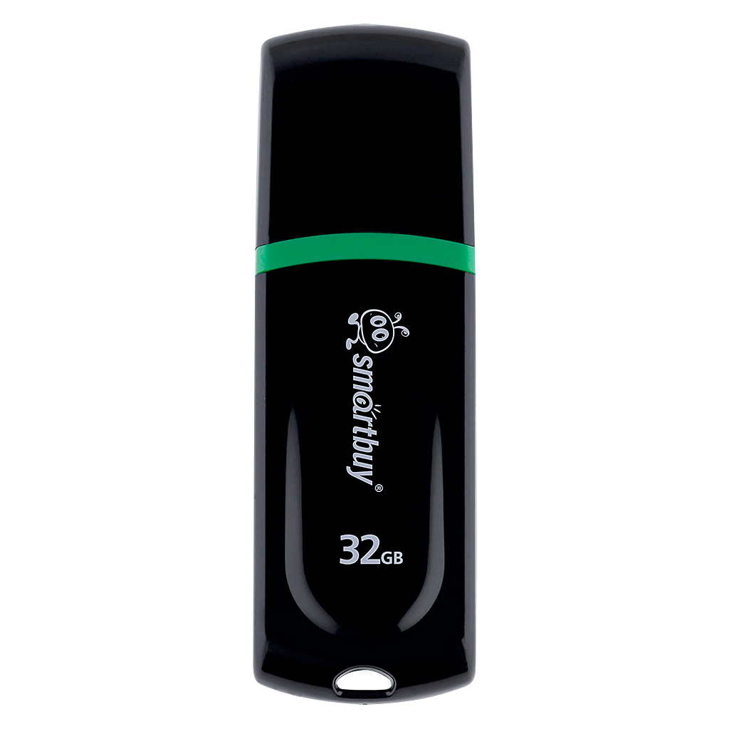 Флеш-накопитель Smartbuy Paean 32 ГБ USB 2.0 Black Флеш-накопитель Smartbuy Paean 32 ГБ USB 2.0 Black