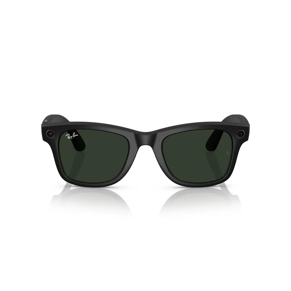 Смарт очки Ray-Ban Wayfarer Matte Black Graphite Green 150 - 50 Size