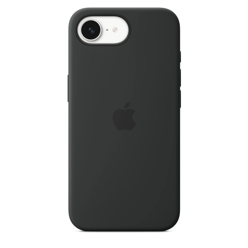 Чехол Silicone Case с MagSafe для iPhone 16е Черный