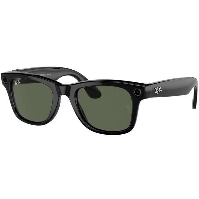 Умные очки Ray-Ban Meta Wayfarer Gen 1 Shiny Black / G-15 Green 50-22 (RW4006 601/71) Умные очки Ray-Ban Meta Wayfarer Gen 1 Shiny Black / G-15 Green 50-22 (RW4006 601/71)
