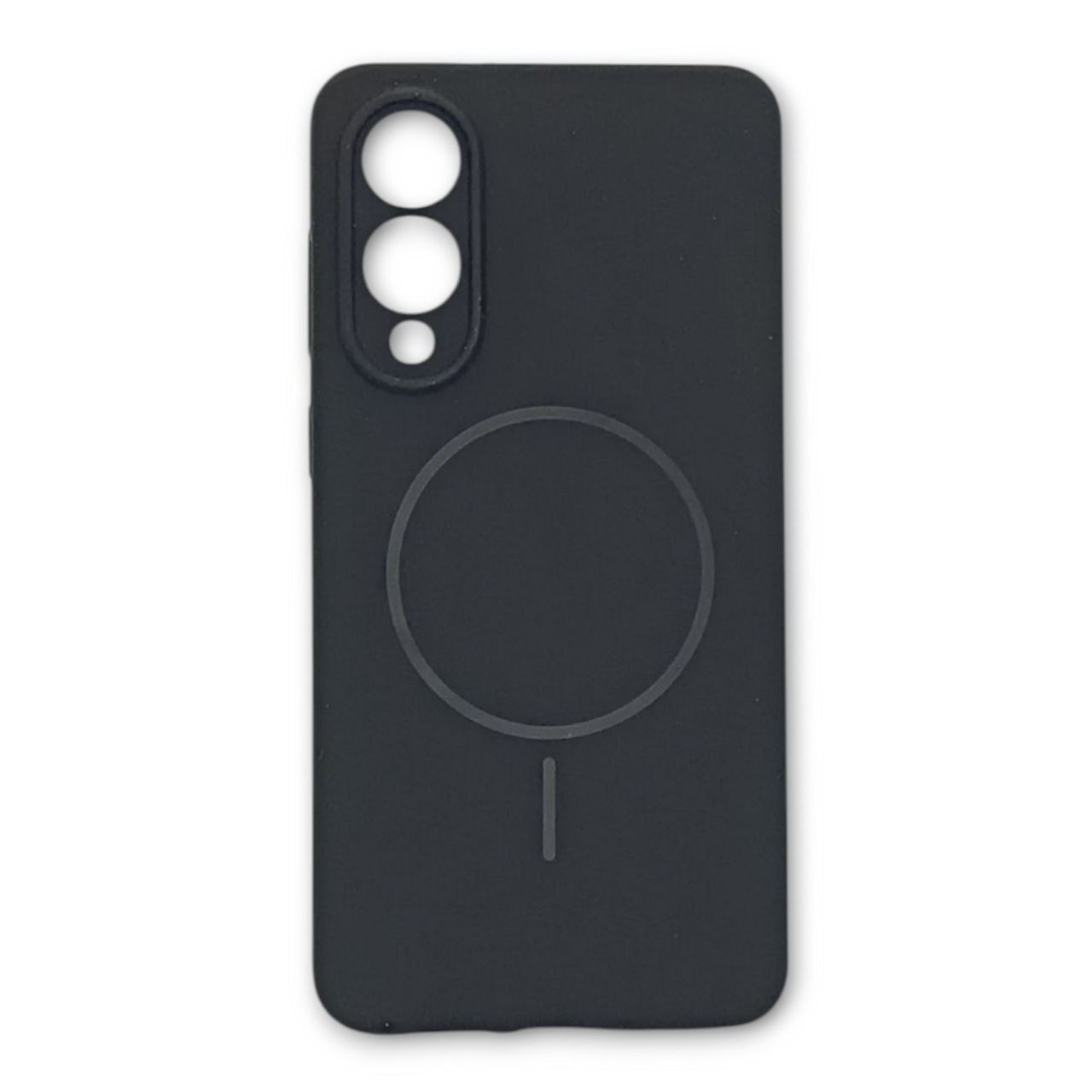 Чехол Silicone Case для Samsung Galaxy S24 c MagSafe Черный