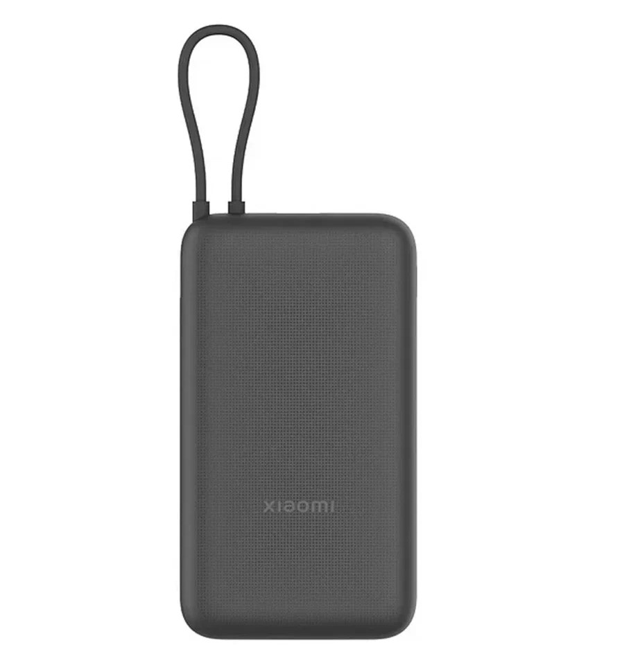 Внешний аккумулятор Xiaomi Power Bank 20000 мА·ч 22,5 Вт со встроенным кабелем USB-C, тёмно-серый (BHR9740GL) Внешний аккумулятор Xiaomi Power Bank 20000 мА·ч 22,5 Вт со встроенным кабелем USB-C, тёмно-серый (BHR9740GL)