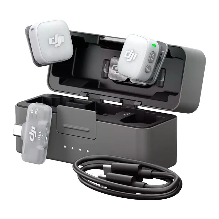 Беспроводной микрофон DJI Mic Mini 2 (1 TX + 1 Mobile RX + Charging Case), черный