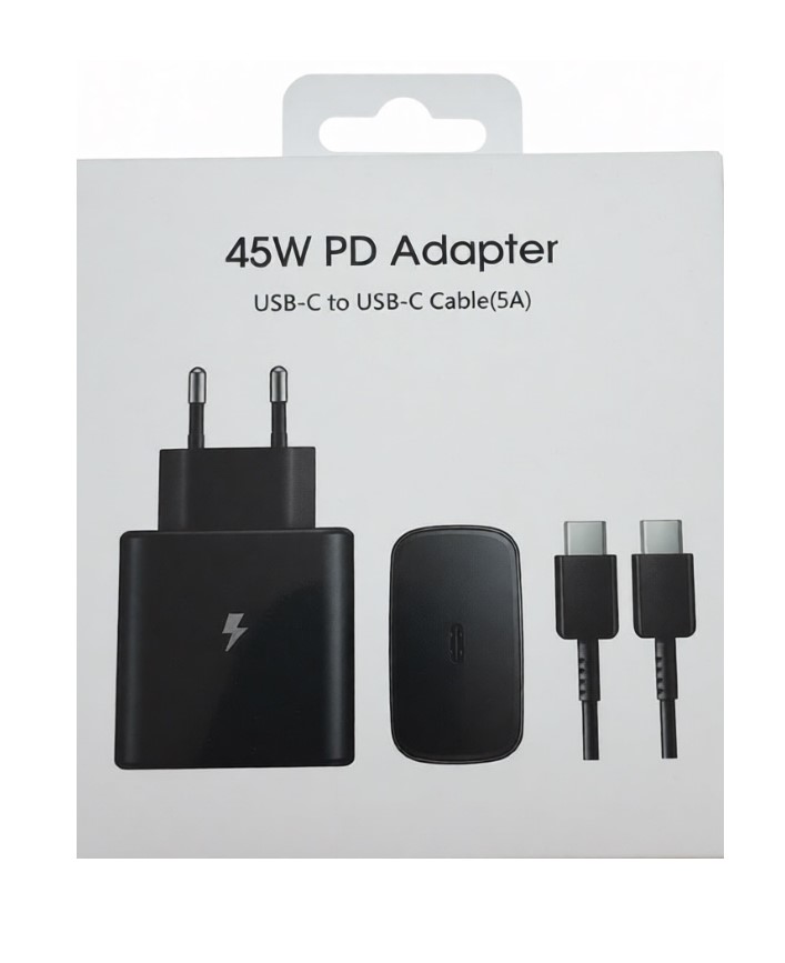 Блок зарядки FaizFull 45w + кабель Type-C to Type-C Блок зарядки FaizFull 45w + кабель Type-C to Type-C