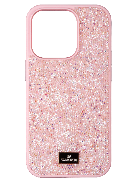 Чехол IPhone 15 Pro Swarovski Розовый