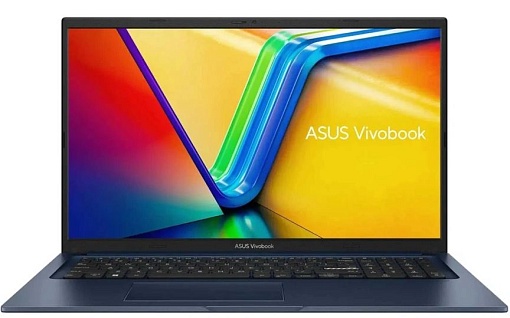 Asus VivoBook X1704VA-AU984 17,3" (Intel Core 3 100U, Intel Graphics) 16ГБ, 512 ГБ SSD, noOS, синий (90NB13X2-M00MM0)