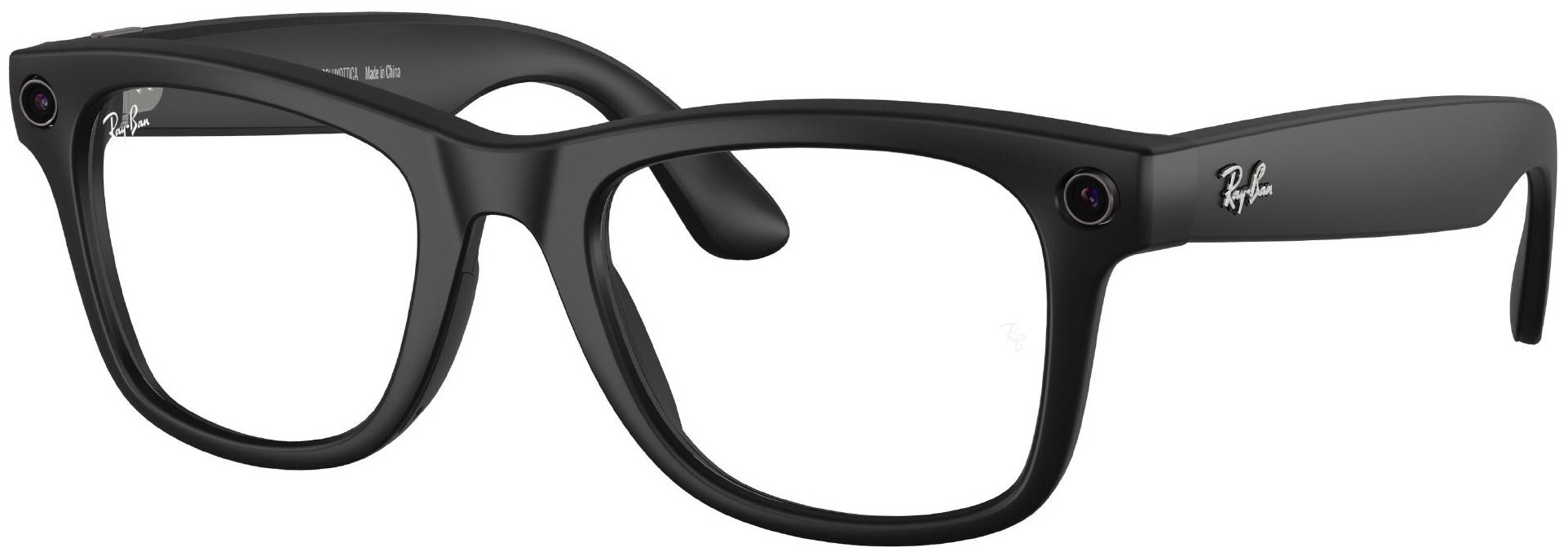 Умные очки Ray-Ban Meta Wayfarer RW4008 (Gen 1), Matte Black / Transitions Graphite Green, 53–22 / 155 мм Умные очки Ray-Ban Meta Wayfarer RW4008 (Gen 1), Matte Black / Transitions Graphite Green, 53–22 / 155 мм