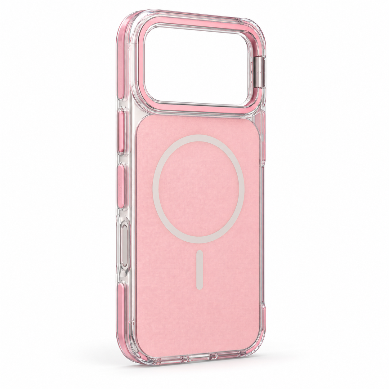 Чехол New Case с подставкой для iPhone 17 Pro Max / 18 Pro Max Розовый Чехол New Case с подставкой для iPhone 17 Pro Max / 18 Pro Max Розовый