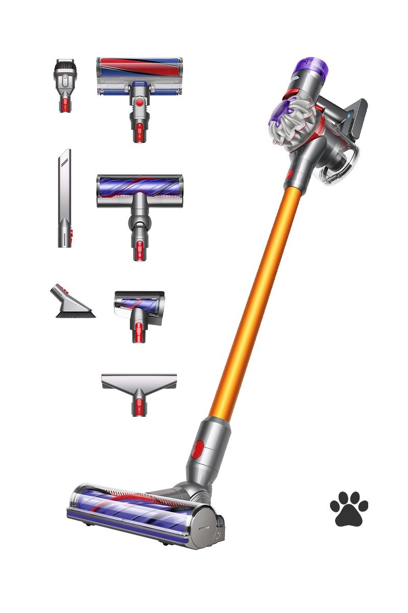 Вертикальный пылесос Dyson V8 Absolute SV25, Silver/Yellow (серебристый/жёлтый) Вертикальный пылесос Dyson V8 Absolute SV25, Silver/Yellow (серебристый/жёлтый)