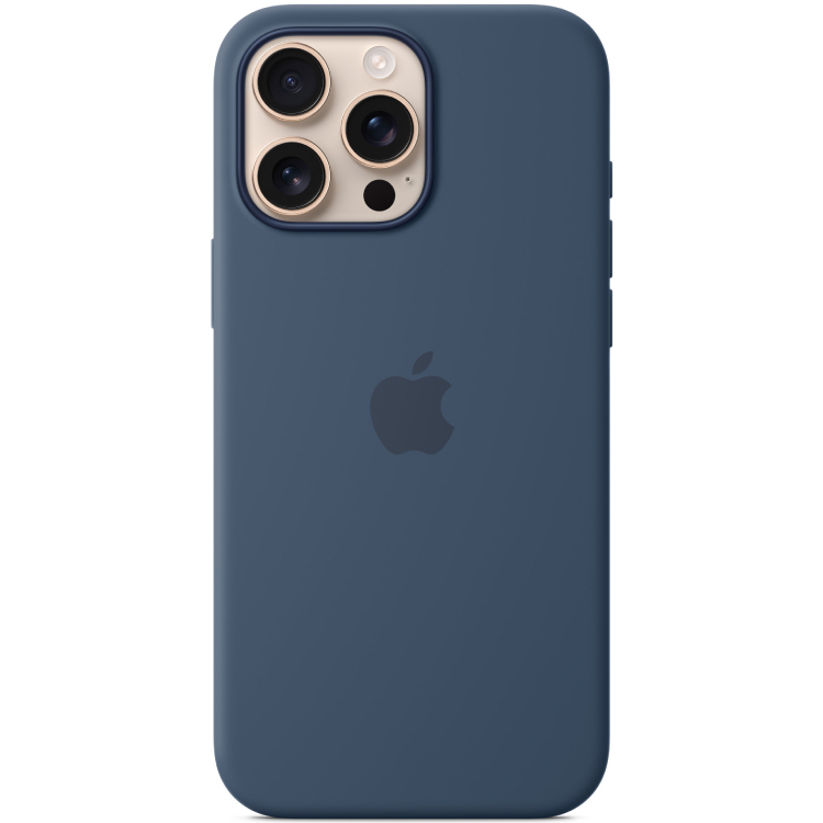 Чехол iPhone 16 Pro Max Silicone Case with MagSafe - Denim (MYYU3)