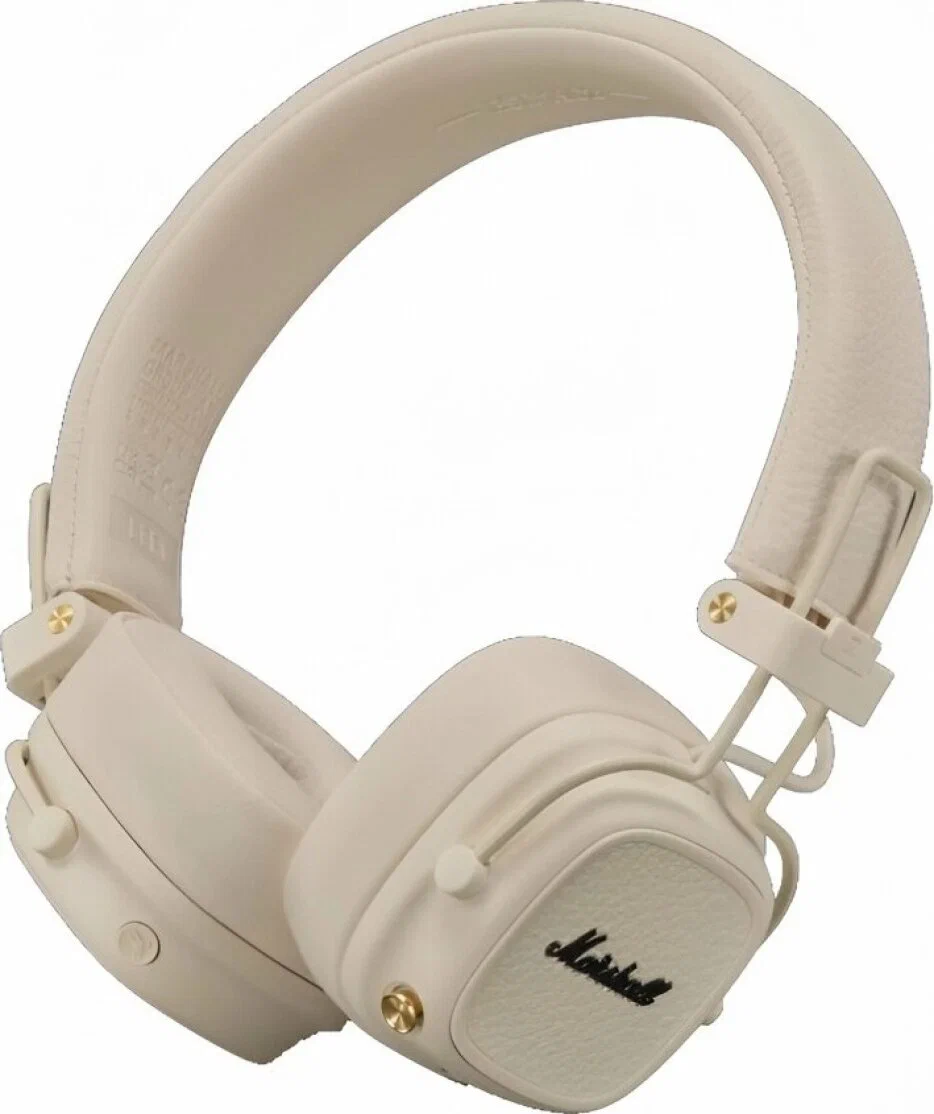 Наушники Marshall Major V, кремовый Наушники Marshall Major V, кремовый