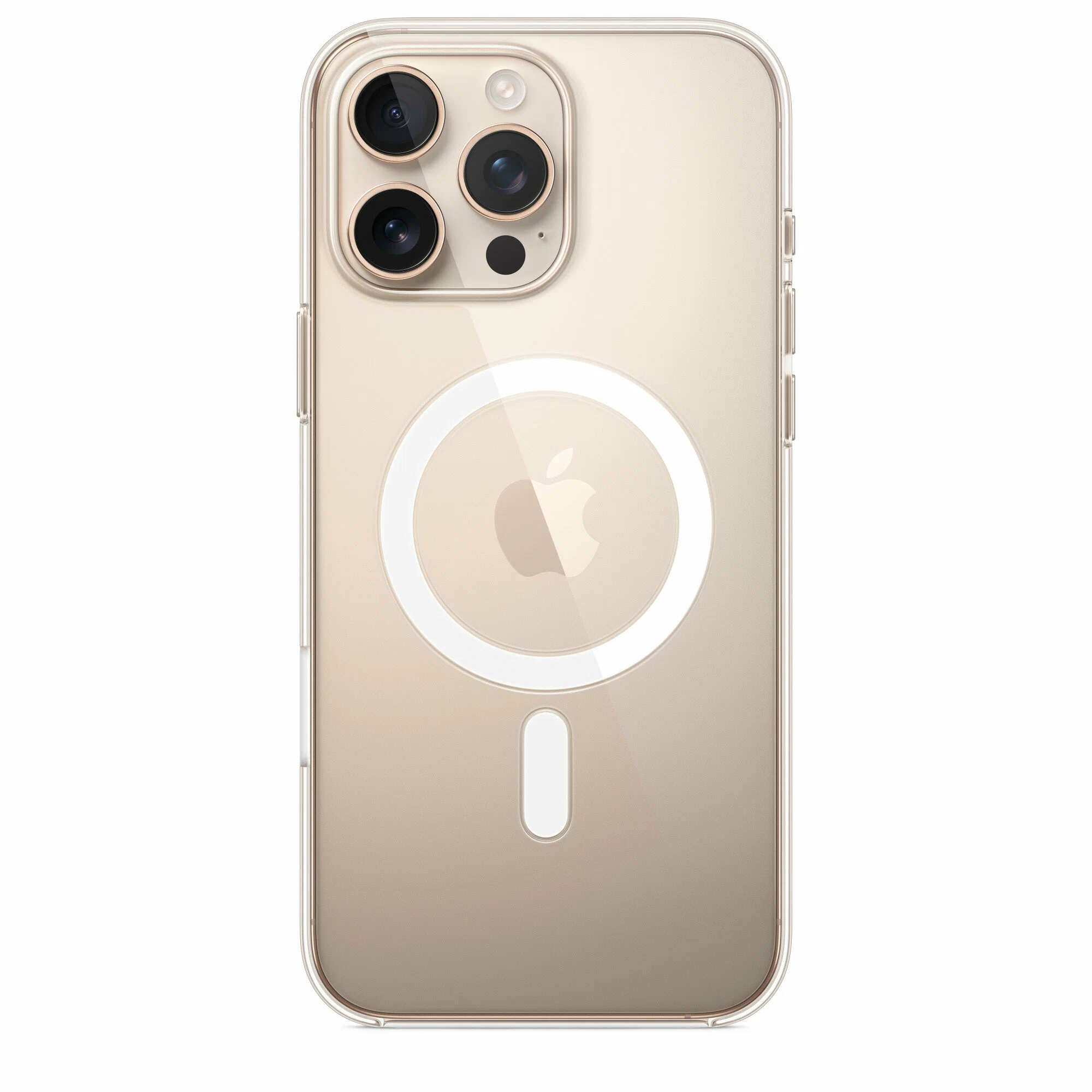 Чехол iPhone 16 Pro Max Clear Case with MagSafe (Прозрачный)