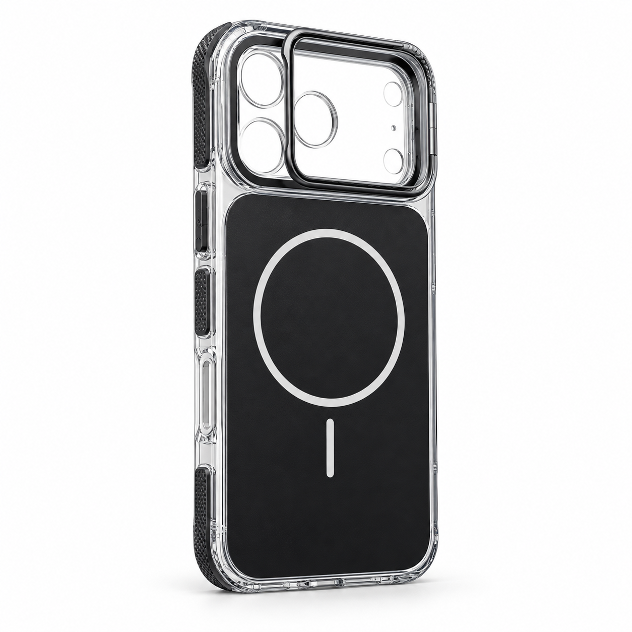 Чехол New Case с подставкой для iPhone 17 Pro / 18 Pro Черный Чехол New Case с подставкой для iPhone 17 Pro / 18 Pro Черный