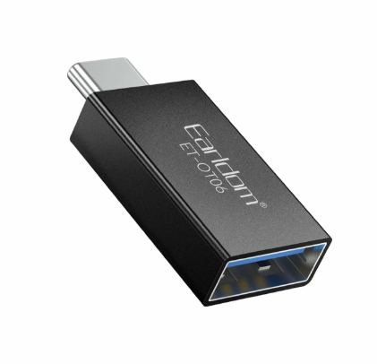 Переходник OTG + USB 3.0 Earldom ET-OT06 Type-C (черный)