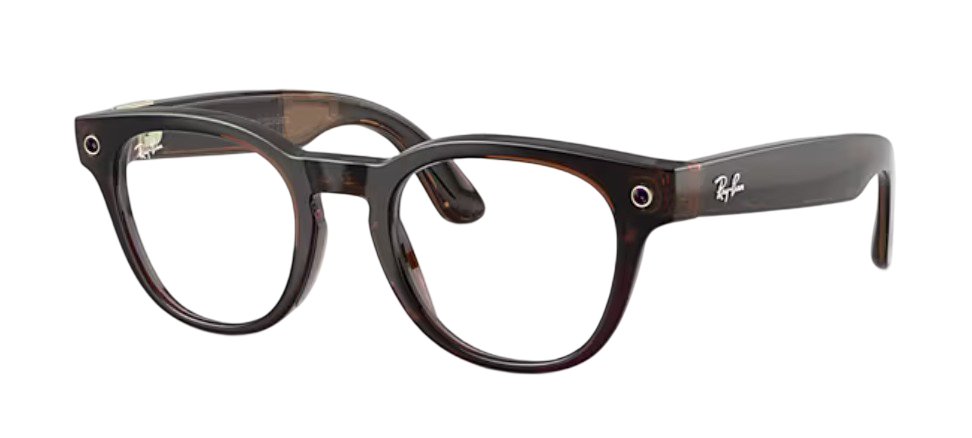 Смарт очки Ray-Ban (Gen 2) Scriber Optics Shiny Transparent Umber 150 - 49 Size Смарт очки Ray-Ban (Gen 2) Scriber Optics Shiny Transparent Umber 150 - 49 Size