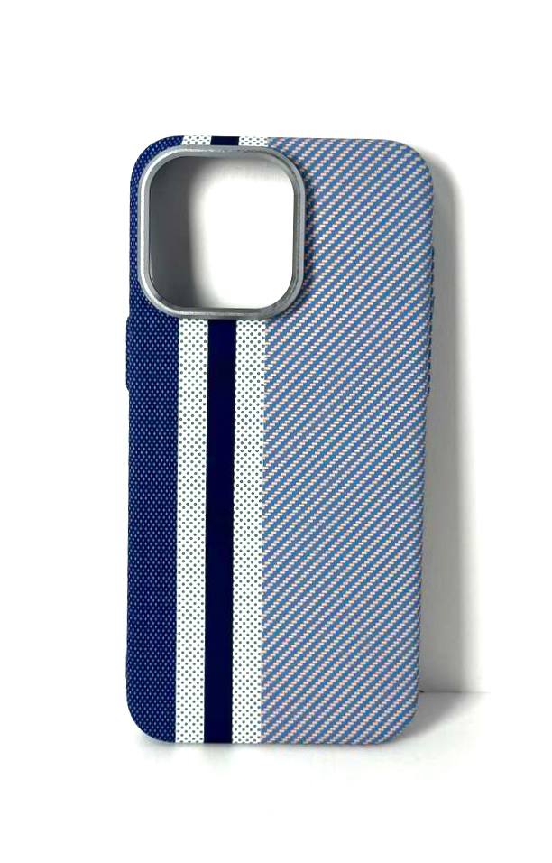 Чехол iPhone 16 Mosbros Magsafe Лента синий