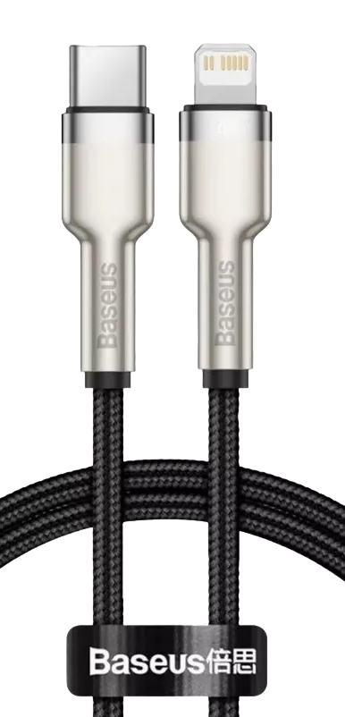 Кабель Baseus USB/Lightning (1m) - Black Кабель Baseus USB/Lightning (1m) - Black