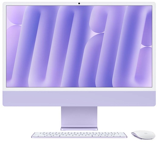 Apple iMac 24″ M4 10CPU/10GPU 24GB/1TB, Purple (фиолетовый) Apple iMac 24″ M4 10CPU/10GPU 24GB/1TB, Purple (фиолетовый)