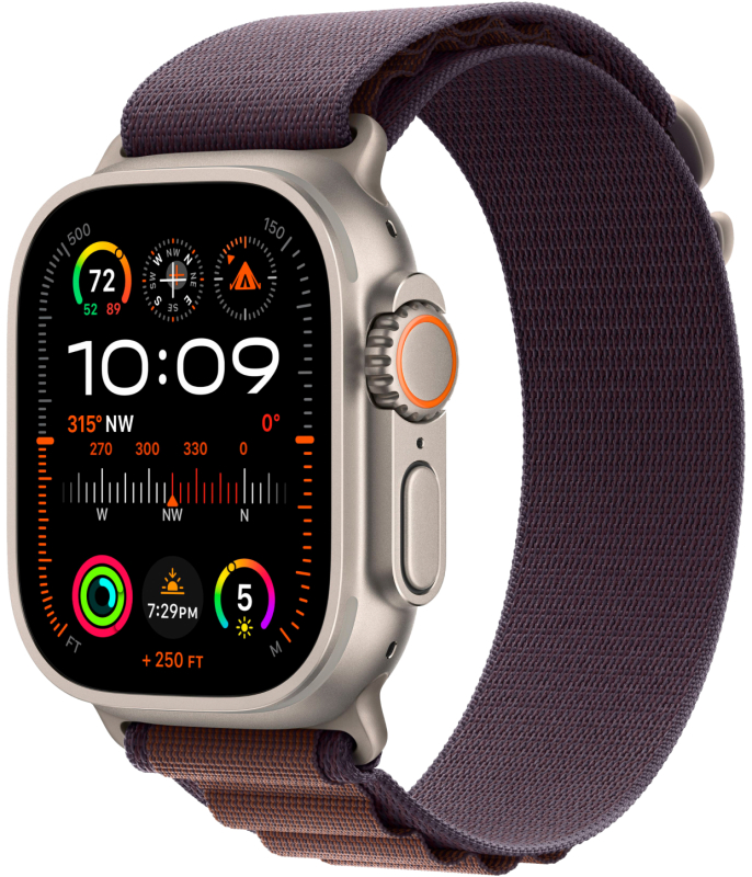 Apple Watch Ultra 2 49mm Indigo Alpine Loop Large