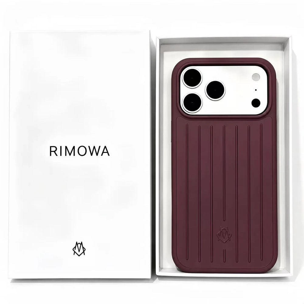 Чехол Rimowa для iPhone 17 Pro Max / 18 Pro Max Бордовый Чехол Rimowa для iPhone 17 Pro Max / 18 Pro Max Бордовый