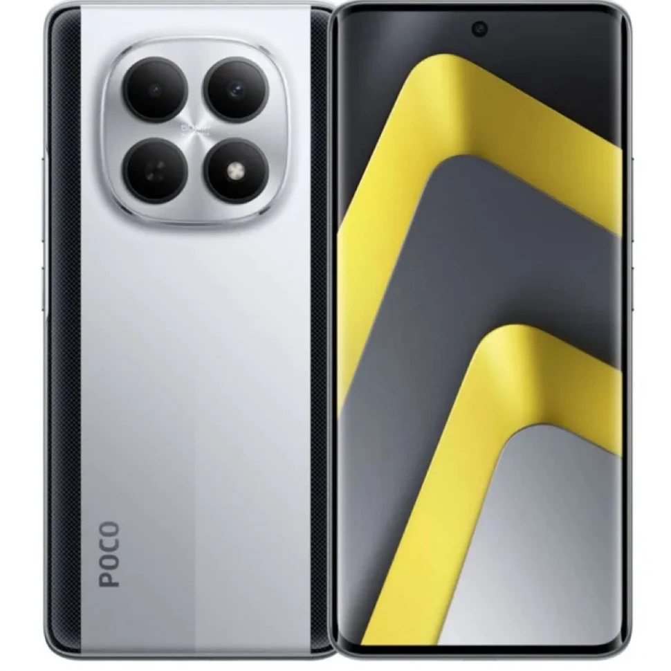 Смартфон Poco M8 12/512 ГБ, серебристый Смартфон Poco M8 12/512 ГБ, серебристый